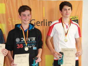 Andreas Müller (links) und Fabian Seeling/TSG Heilbronn