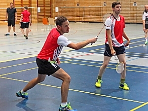 Michael Müller/Markus Bühler im 1. HD der 3. Mannschaft