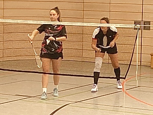 Solveigh Berg und Jennifer Frahm im Damendoppel