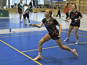 Daria Lawniczak und Solveigh Berg im Damendoppel Daria Lawniczak und Solveigh Berg im Damendoppel