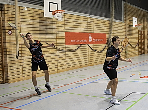 Tim Karrer und Stefan Mhlhausen im 2. Herrendoppel