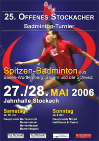 25. Offenes Stockacher Badminton-Tunrnier